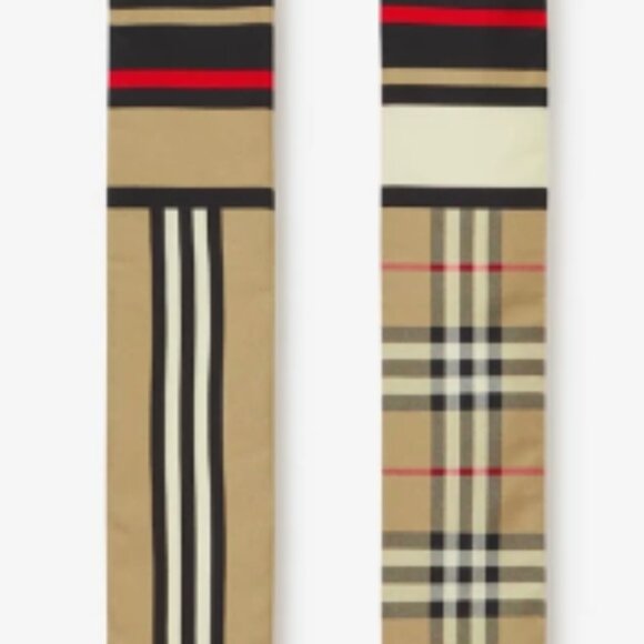 Burberry Skinny Montage Silk Scarf NWT - Picture 4 of 5